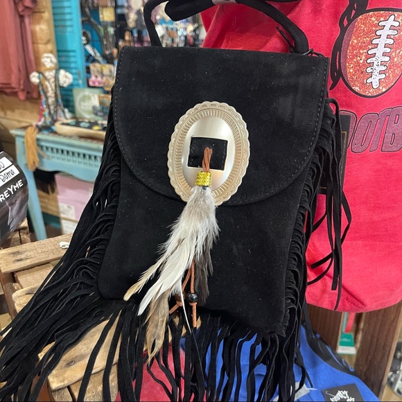 Handbags - Fringe Shoulder Bag